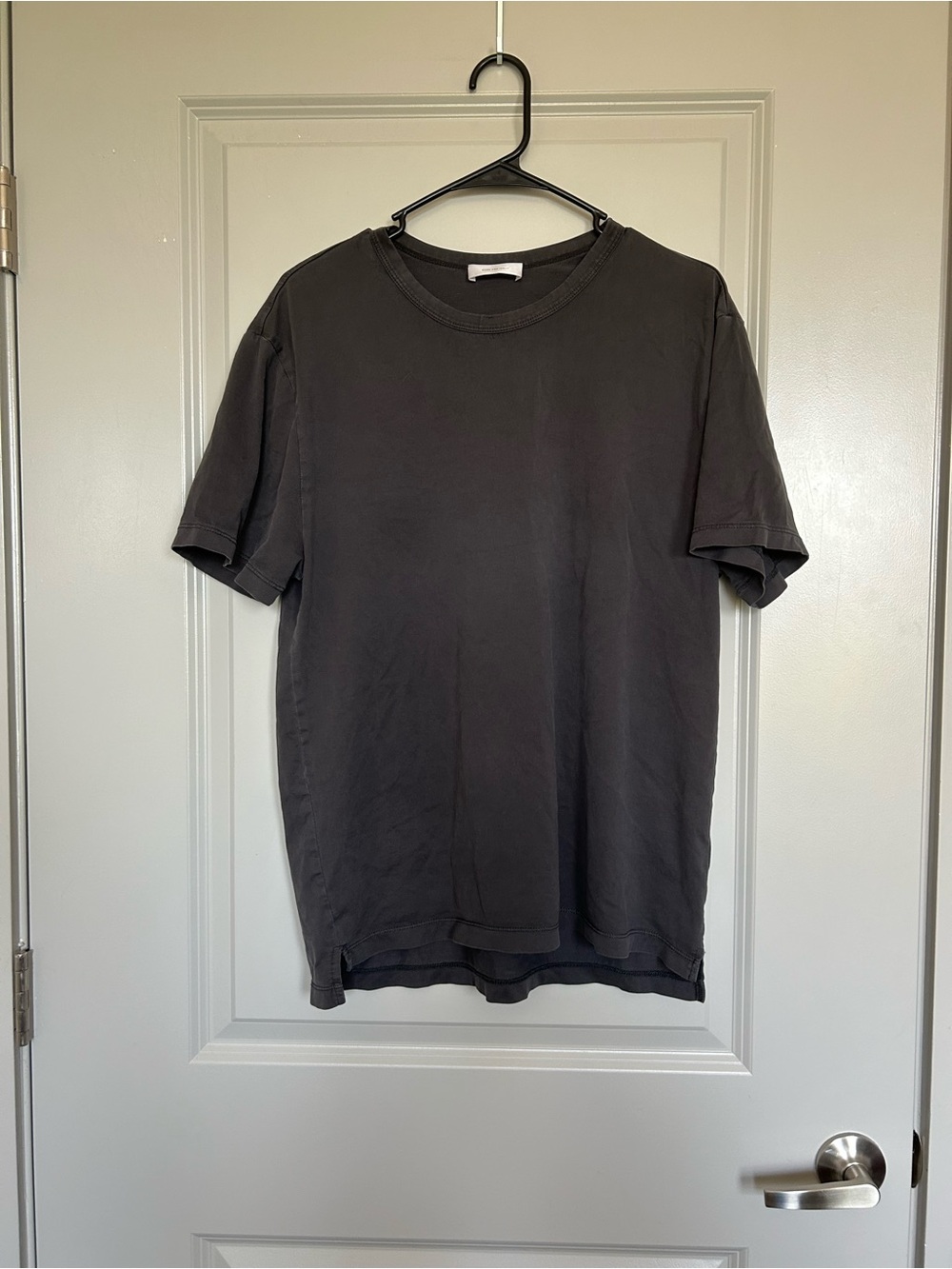 Men's Short Sleeve Crew Neck Tee - Washed Charcoal